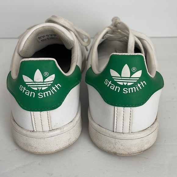 Adidas Stan Smith Men’s Sneakers White/Green 5.5 - Picture 5 of 8